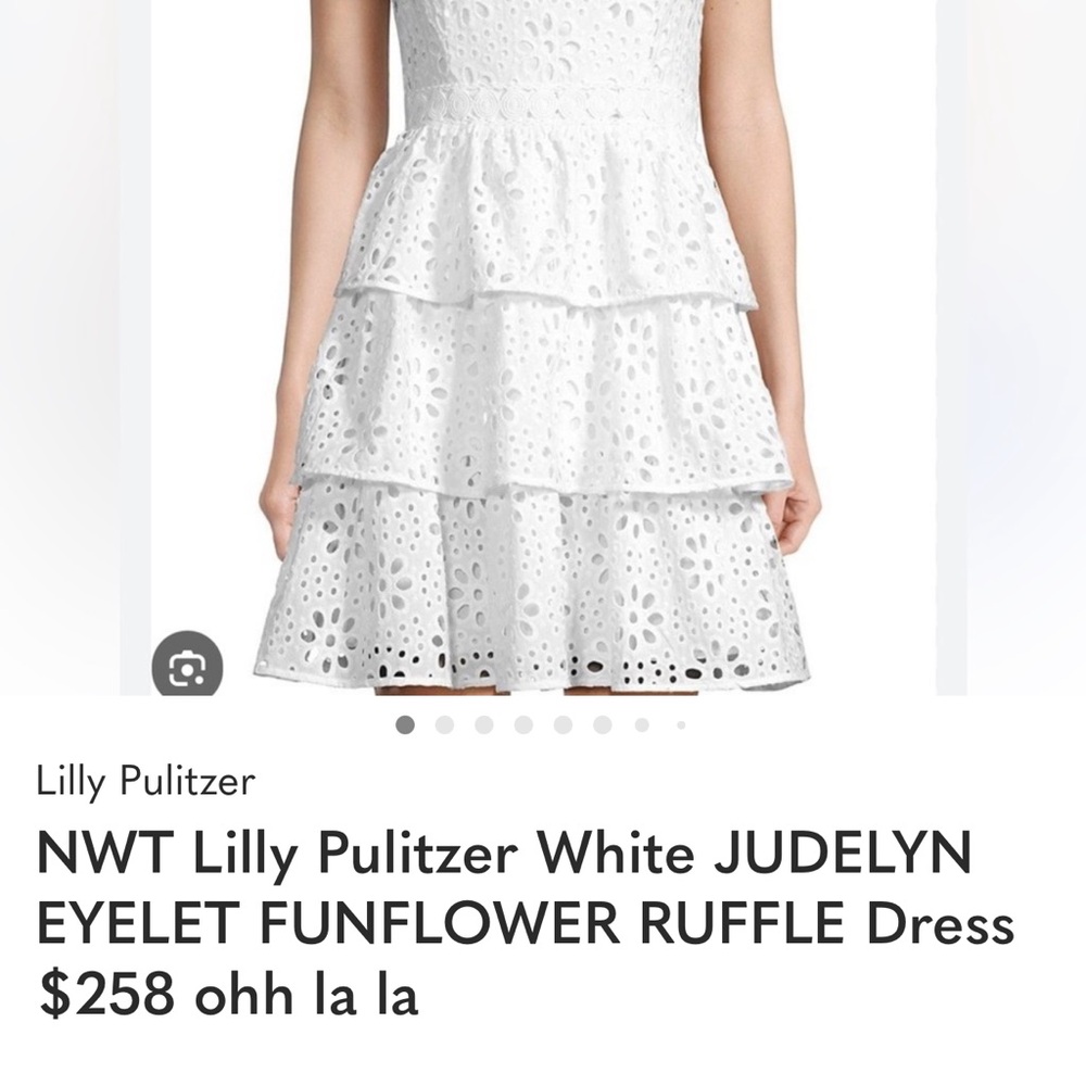 Lilly Pulitzer EyeletJudelyn peplum dress - Picture 4 of 4